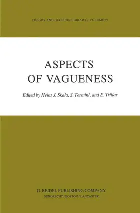 Skala / Trillias / Termini |  Aspects of Vagueness | Buch |  Sack Fachmedien