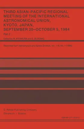 Kitamura / Budding |  Third Asian-Pacific Regional Meeting of the International Astronomical Union | Buch |  Sack Fachmedien