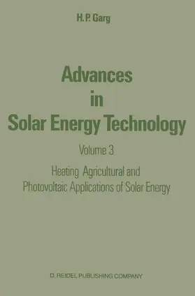Garg |  Advances in Solar Energy Technology | Buch |  Sack Fachmedien