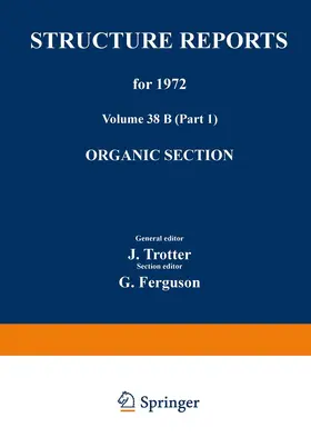 Trotter / Ferguson |  Structure Reports for 1972 | Buch |  Sack Fachmedien