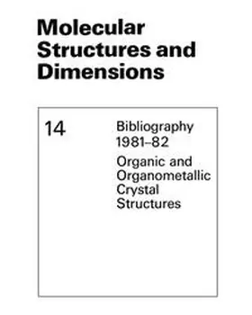 Kennard / Watson / Allen |  Molecular Structures and Dimensions | Buch |  Sack Fachmedien