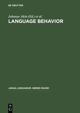 Akin / Stewart / Goldberg |  Language Behavior | Buch |  Sack Fachmedien