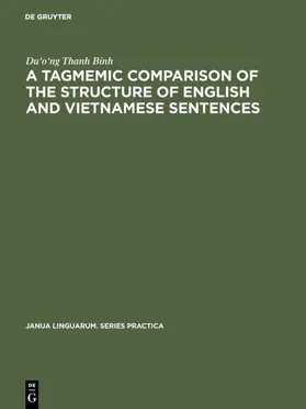 Binh | A tagmemic comparison of the structure of English and Vietnamese sentences | Buch | 978-90-279-1598-6 | www2.sack.de