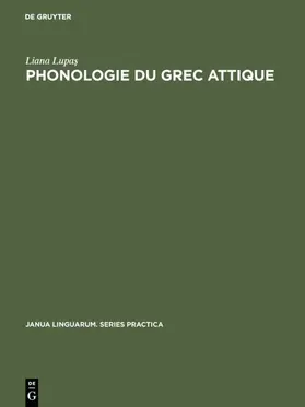 Lupas / Lupas | Phonologie du grec attique | Buch | 978-90-279-2325-7 | sack.de