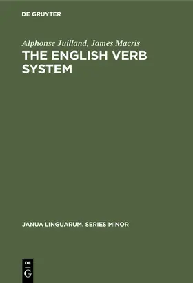 Macris / Juilland |  The English Verb System | Buch |  Sack Fachmedien