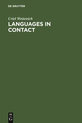 Weinreich |  Languages in Contact | Buch |  Sack Fachmedien