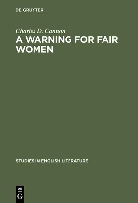 Cannon |  A Warning for Fair Women | Buch |  Sack Fachmedien