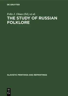 Soudakoff / Oinas |  The Study of Russian Folklore | Buch |  Sack Fachmedien