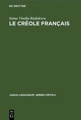 Vintila-Radulescu |  Le Créole Français | Buch |  Sack Fachmedien