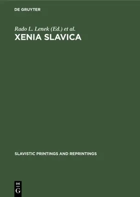 Unbegaun / Lenek | Xenia Slavica | Buch | 978-90-279-3171-9 | sack.de