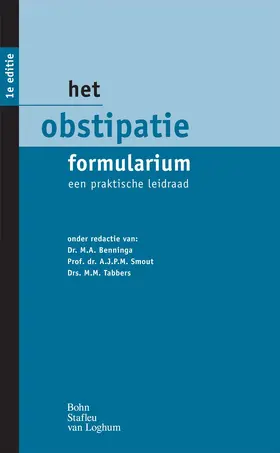 Smout / Benninga / Tabbers |  Het obstipatie formularium | Buch |  Sack Fachmedien