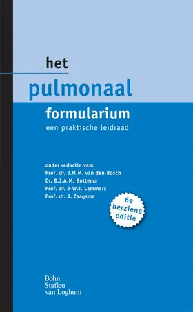 van den Bosch | Het pulmonaal formularium | Buch | 978-90-313-8630-7 | sack.de