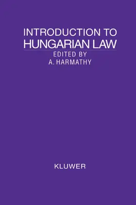 Ansay / Harmathy |  Introduction to Hungarian Law | Buch |  Sack Fachmedien