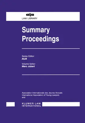 Jobert |  Summary Proceedings | Buch |  Sack Fachmedien