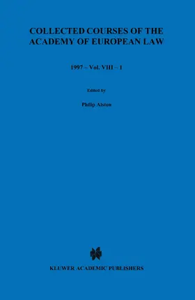 Academy of European Law Staff | Collected Courses of the Academy of European Law 1997 Vol. VIII - 1 | Buch | 978-90-411-1579-9 | sack.de