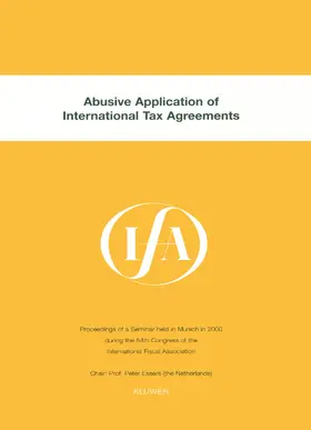 Essers |  Ifa: Abusive Application of International Tax Agreements: Abusive Application of International Tax Agreements | Buch |  Sack Fachmedien
