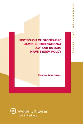 Forrest |  PROTECTION OF GEOGRAPHIC NAMES | Buch |  Sack Fachmedien