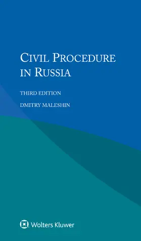 Maleshin |  Civil Procedure in Russia | Buch |  Sack Fachmedien