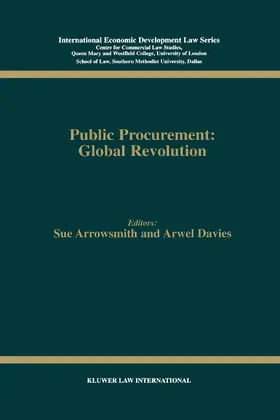 Arrowsmith / Davies |  Public Procurement: Global Revolution: Global Revolution | Buch |  Sack Fachmedien