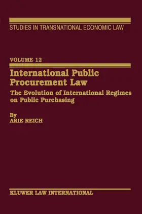 Reich |  International Public Procurement Law | Buch |  Sack Fachmedien