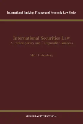 Steinberg |  International Securities Law, Contemporary & Comparative Analysis | Buch |  Sack Fachmedien