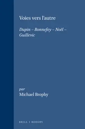 Brophy |  Voies Vers l'Autre | Buch |  Sack Fachmedien