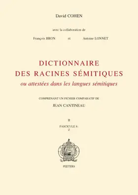 Bron / Cohen / Lonnet |  Dictionnaire Des Racines Semitiques Ou Attestees Dans Les Langues Semitiques, Fasc. 8 | Buch |  Sack Fachmedien
