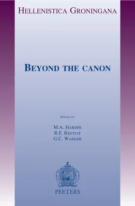 Regtuit / Harder / Wakker |  Beyond the Canon | Buch |  Sack Fachmedien