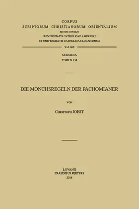 Joest |  Die Monchsregeln Der Pachomianer | Buch |  Sack Fachmedien