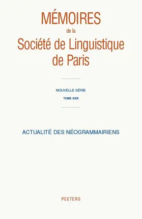  Actualite Des Neogrammairiens | Buch |  Sack Fachmedien