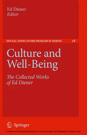 Diener | Culture and Well-Being | E-Book | sack.de