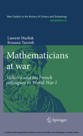 Mazliak / Tazzioli | Mathematicians at war | E-Book | sack.de