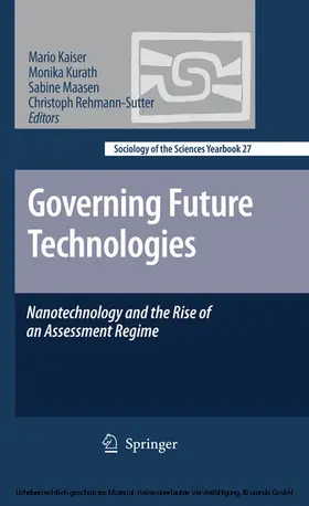 Kaiser / Rehmann-Sutter / Kurath | Governing Future Technologies | E-Book | sack.de