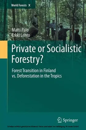 Palo / Lehto |  Private or Socialistic Forestry? | eBook | Sack Fachmedien