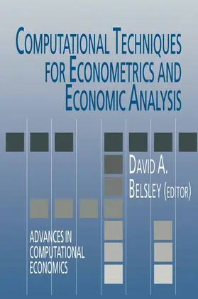 Belsley |  Computational Techniques for Econometrics and Economic Analysis | Buch |  Sack Fachmedien