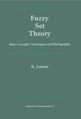 Lowen |  Fuzzy Set Theory | Buch |  Sack Fachmedien