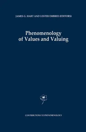 Embree / Hart |  Phenomenology of Values and Valuing | Buch |  Sack Fachmedien