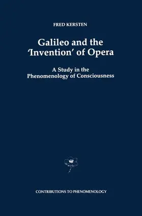 Kersten |  Galileo and the ¿Invention¿ of Opera | Buch |  Sack Fachmedien