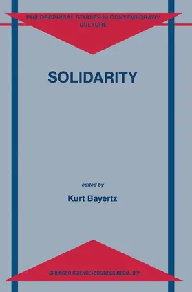 Bayertz | Solidarity | Buch | 978-90-481-5137-0 | sack.de