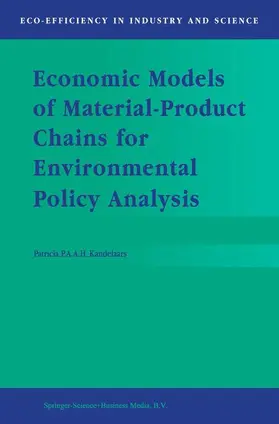 Kandelaars |  Economic Models of Material-Product Chains for Environmental Policy Analysis | Buch |  Sack Fachmedien
