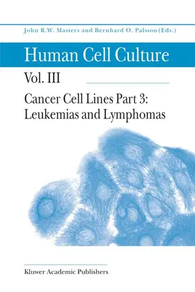 Palsson / Masters |  Cancer Cell Lines | Buch |  Sack Fachmedien