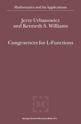 Williams / Urbanowicz |  Congruences for L-Functions | Buch |  Sack Fachmedien
