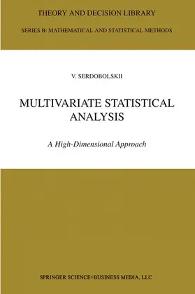 Serdobolskii |  Multivariate Statistical Analysis | Buch |  Sack Fachmedien