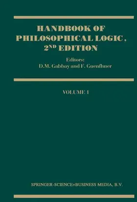 Guenthner / Gabbay |  Handbook of Philosophical Logic | Buch |  Sack Fachmedien
