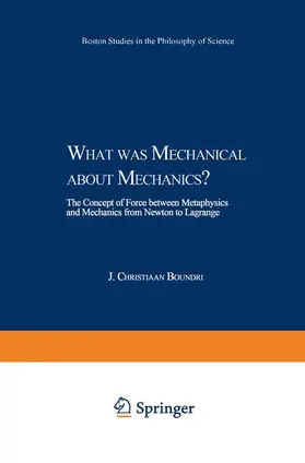 Boudri |  What was Mechanical about Mechanics | Buch |  Sack Fachmedien