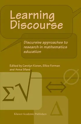 Kieran / Sfard / Forman |  Learning Discourse | Buch |  Sack Fachmedien