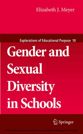 Meyer |  Gender and Sexual Diversity in Schools | eBook | Sack Fachmedien