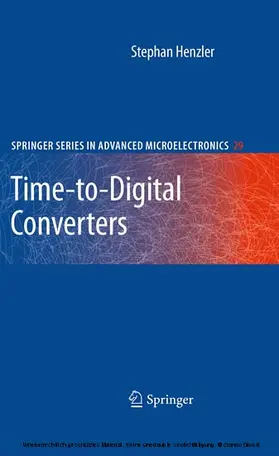 Henzler | Time-to-Digital Converters | E-Book | sack.de