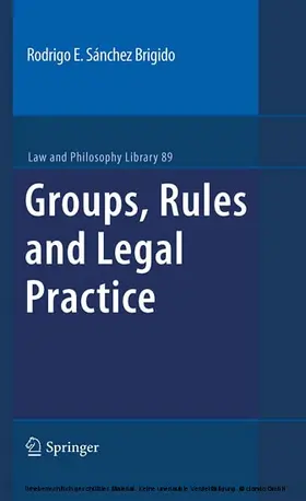 Sánchez Brigido | Groups, Rules and Legal Practice | E-Book | sack.de