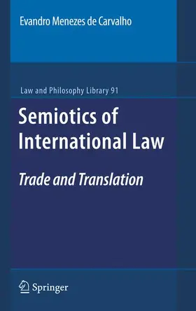 de Carvalho |  Semiotics of International Law | Buch |  Sack Fachmedien